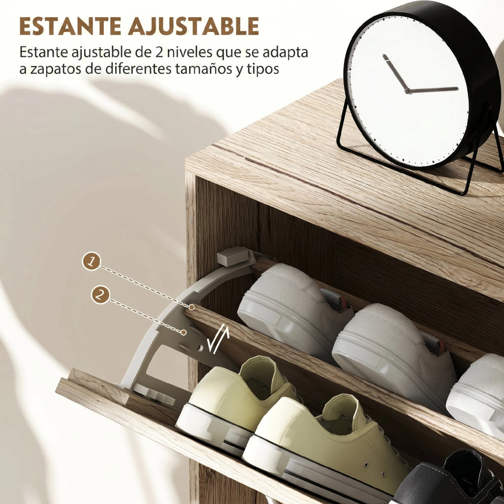 Scarpiera con 3 Ante ¨C Minimal ¨C Robe 12 Pares 88x132x19