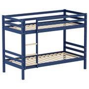 Letto a castello per bambini 190x90cm blu scuro AMBER