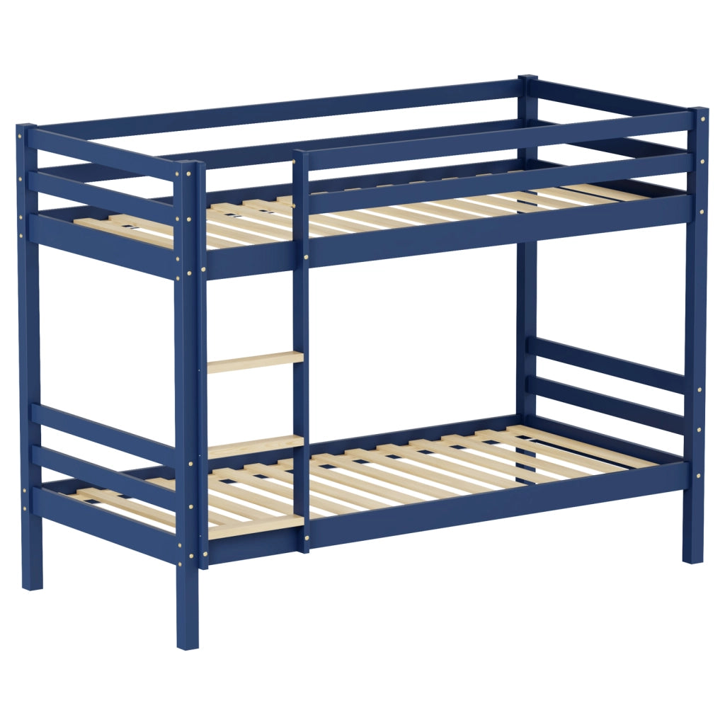 Letto a castello per bambini 190x90cm blu scuro AMBER
