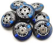 Kit di Ruote Booster Skate 76 mm/80A - Set da 8 Pezzi