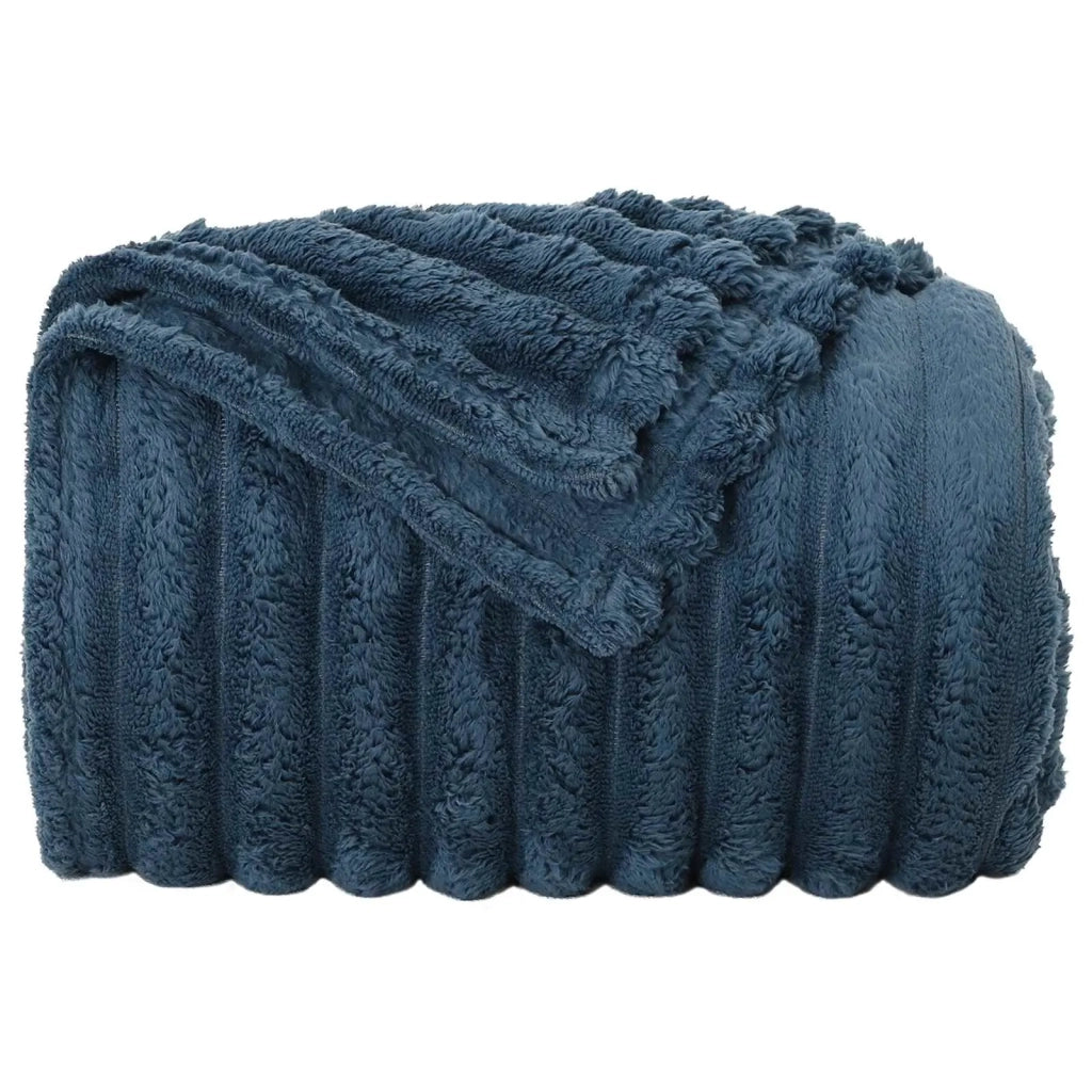 Coperta Blu navy 240 x 220 cm Panno