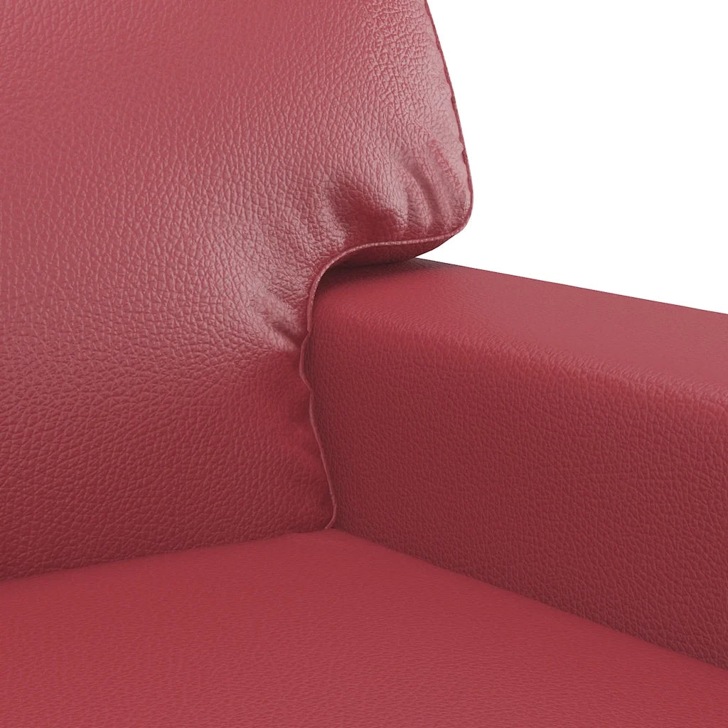 Poltrona Rosso Vino 60 cm in Similpelle 359410