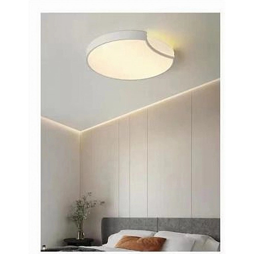 Trade Shop - Plafoniera Led Cerchio 34 W Soffitto Circolare Bianco Moderno Luce Fredda 50149 -