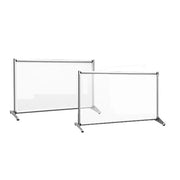 Pannello divisorio plexiglass da tavolo con base