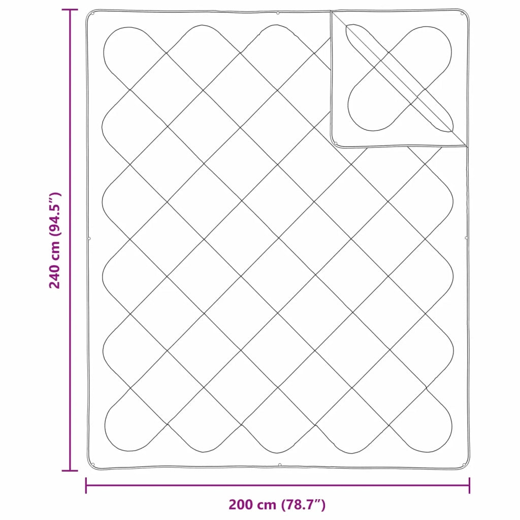 Set di Piumoni 3 pz | Duvet Bianco Microfibra e Piuma d'Oca