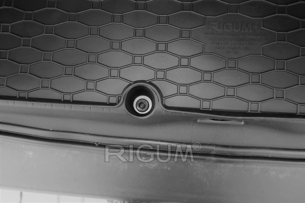 113B-404012 - Tappeto gomma baule - Citroen Berlingo Multispace dal 2019- , Opel Combo Life dal 2019-, Peugeot Rifter da