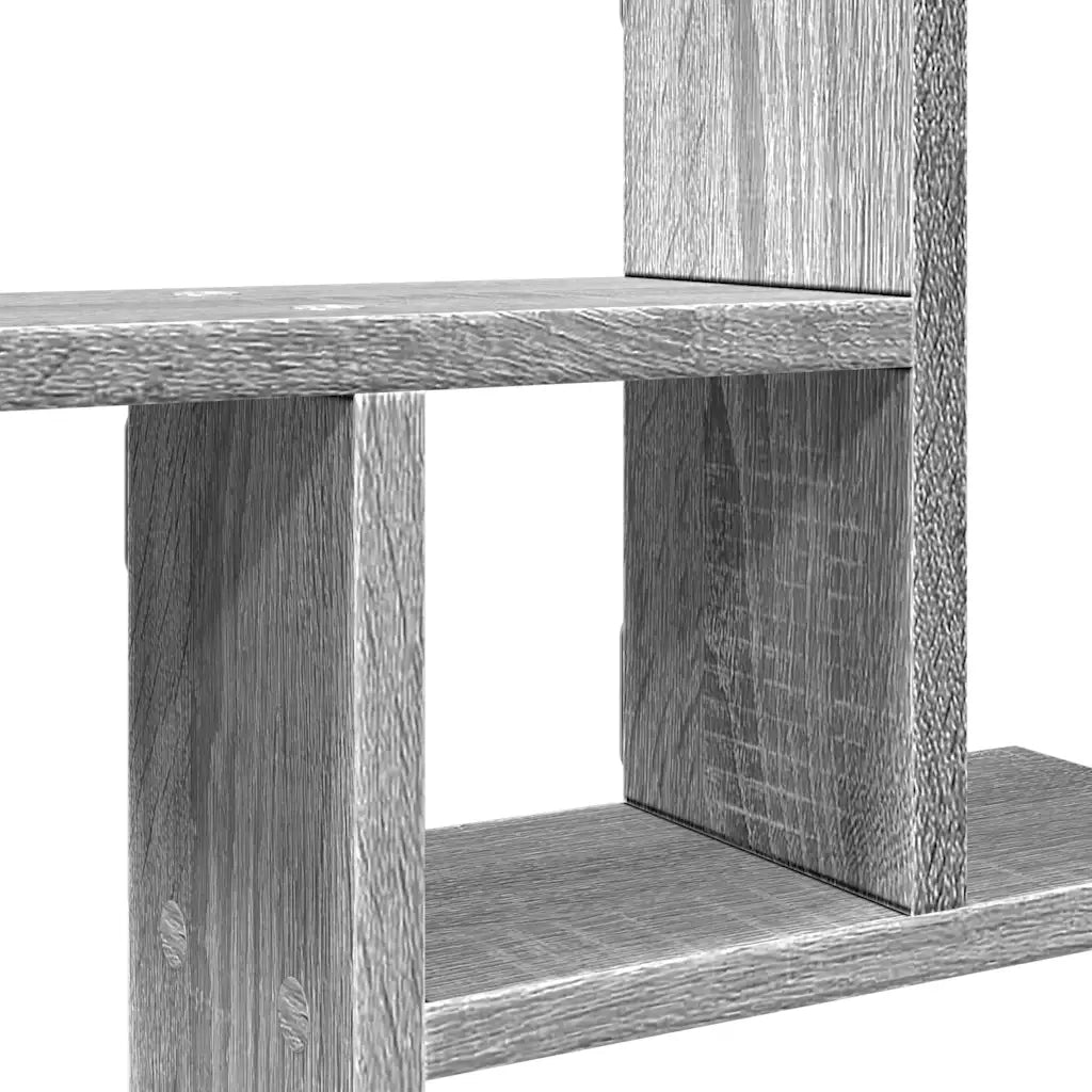 2 pz Mensole a Parete | Scaffale Parete | Ripiano a parete Grigio Sonoma 50x12x50 cm in Truciolato