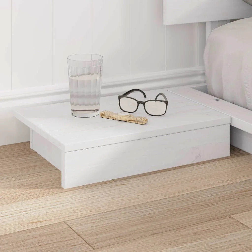 Letto matrimoniale | Letto per adulti | Struttura del letto Bianco 120 x 200 cm legno