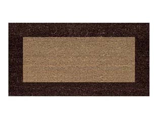 ZERBINO ECOCO MARRONE SPESSORE MM.18  cm.60x120, spessore mm.18