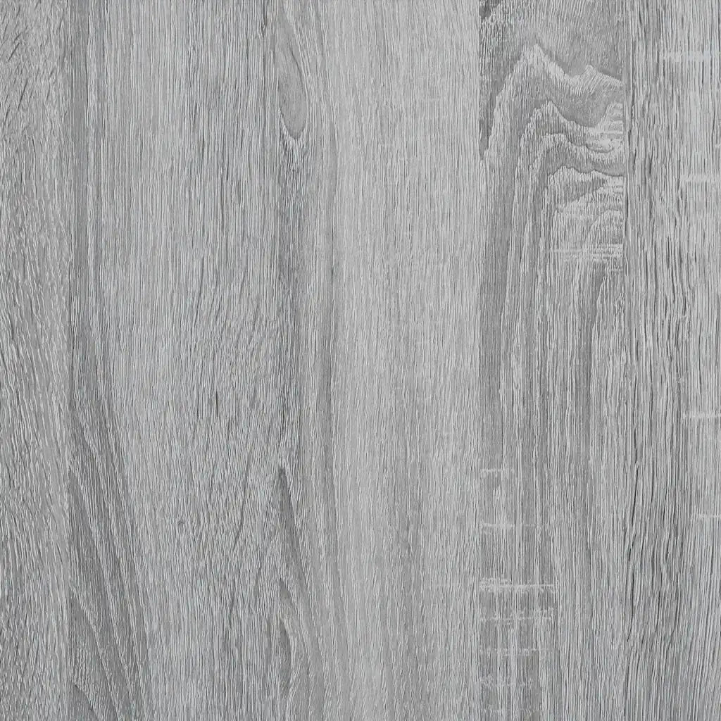 Letto matrimoniale | Letto per adulti | Giroletto senza Materasso Grigio Sonoma 135x190cm in Truciolato