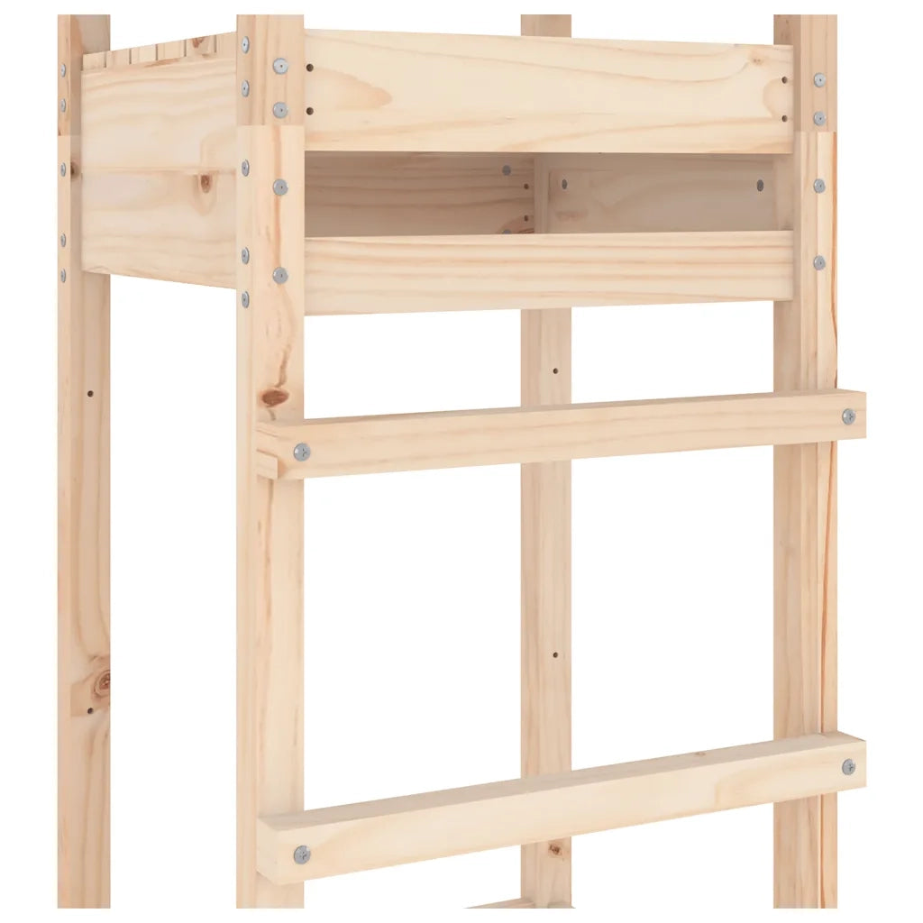 Torre da Gioco 52,5x46,5x206,5 cm in Legno Massello di Pino 826511