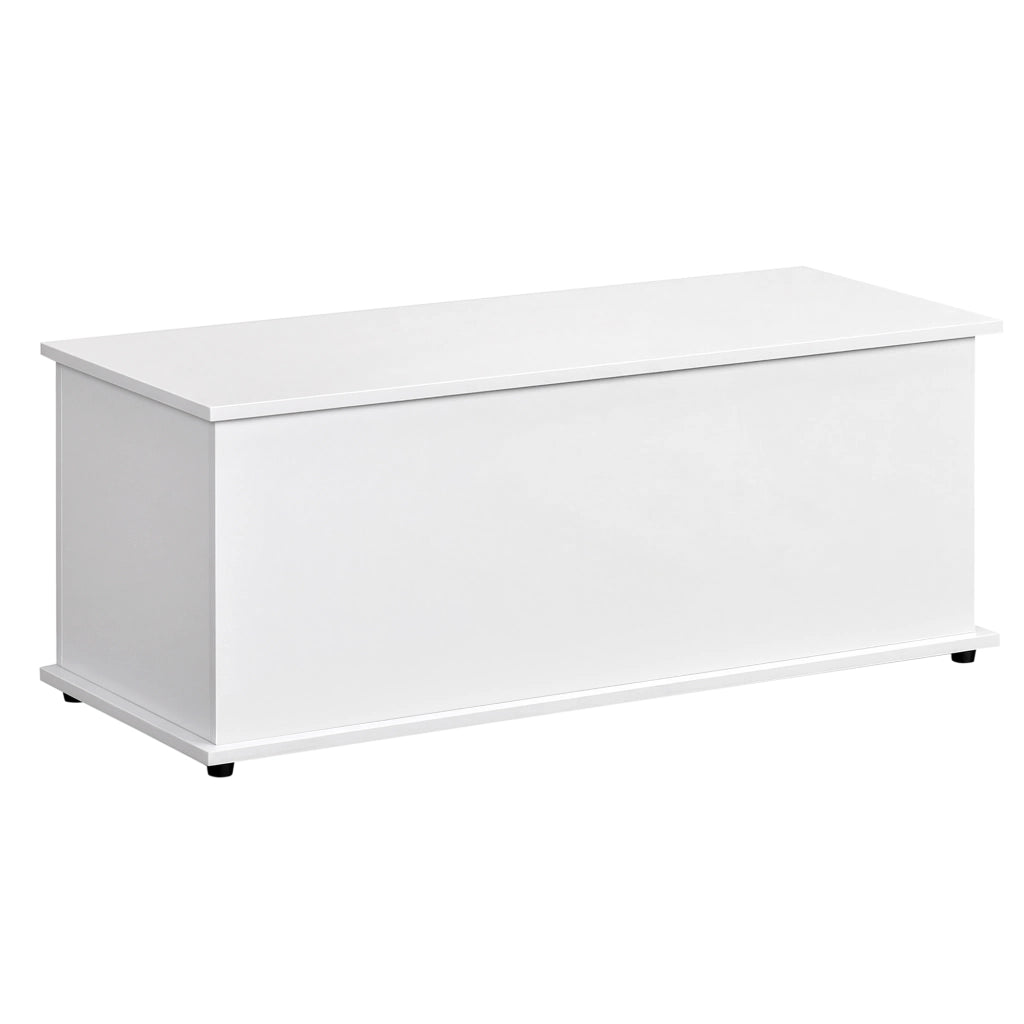 Cassapanca Contenitore in Legno ¨C Minimal ¨C Bianco 100x40x40cm
