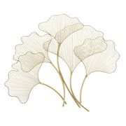 Pannello In Ferro Glam Leaf cm 79x5x68