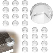 Protezione angolare 25 pezzi - Cornice trasparente - Autoadesivo - Materiale PVC ecologico - Materiale siliconico morbido - Protezione angolare