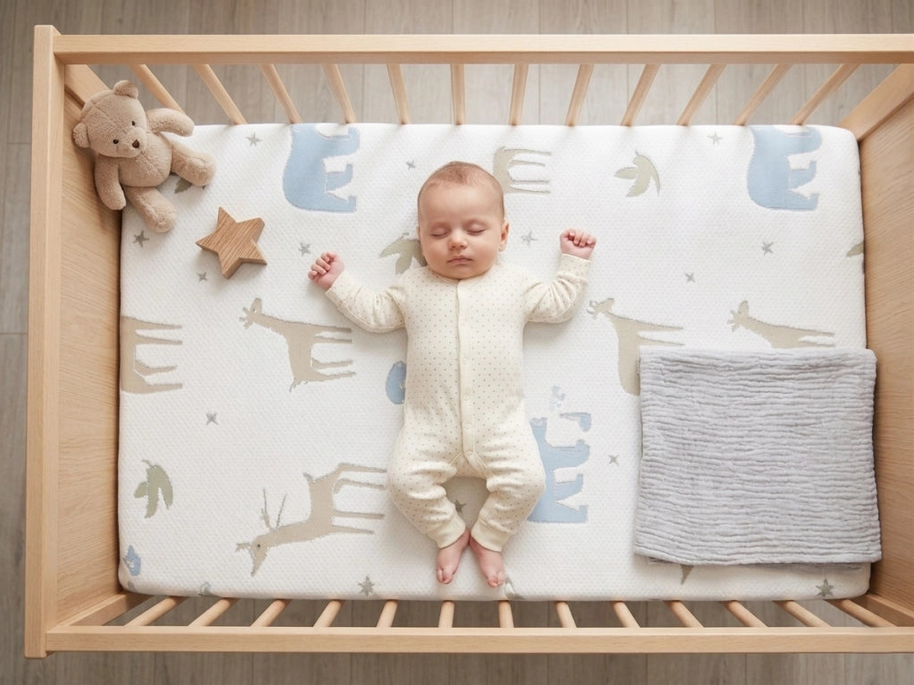 Materasso per culla Neonato Antisoffoco Certificato CertiPUR™ e OEKO-TEX® – 100% Made in Italy Misura: 50X80 NEXT TO ME
