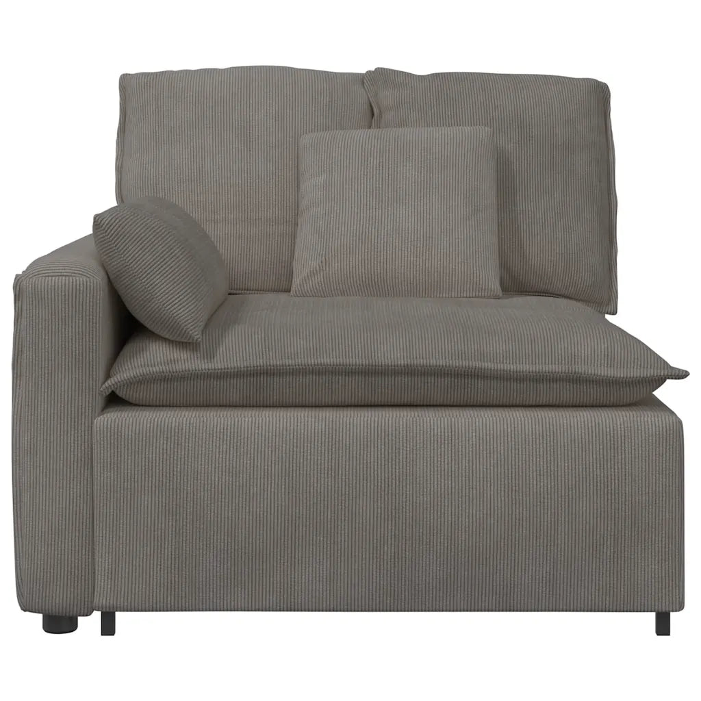 Modulo Terminale Bracciolo Divano Modulare con Cuscini-Sofa Modulare-Divanetto 100 cm 169513