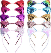 Set di cinture per capelli a glitter - 10 pezzi per feste di compleanno e cosplay