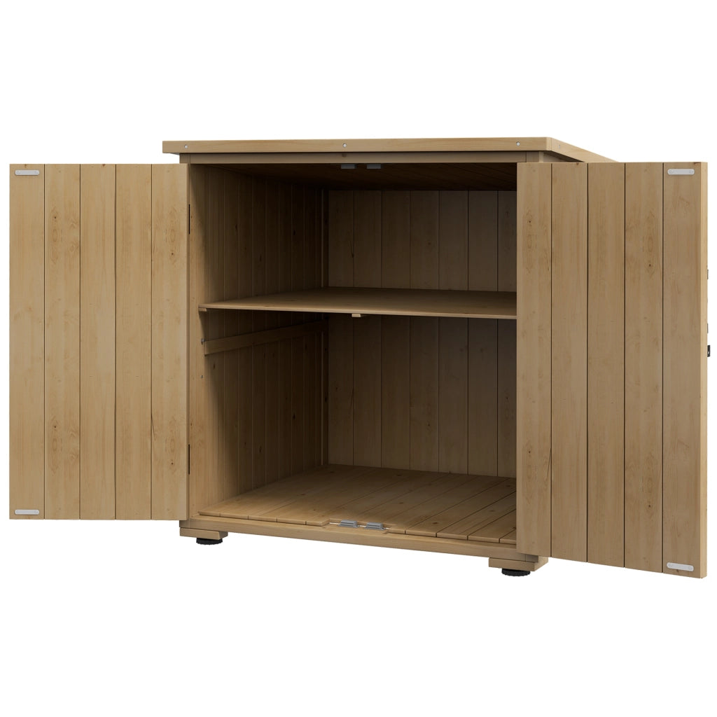 Box Contenitore da Giardino ¨C Xylo ¨C 77,5x88x90 cm Grigio Antracite Impermeabile