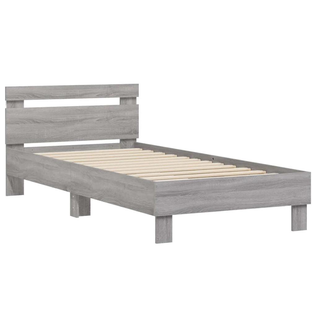 Struttura del letto Sonoma grigio Legno ingegnerizzato 8008995