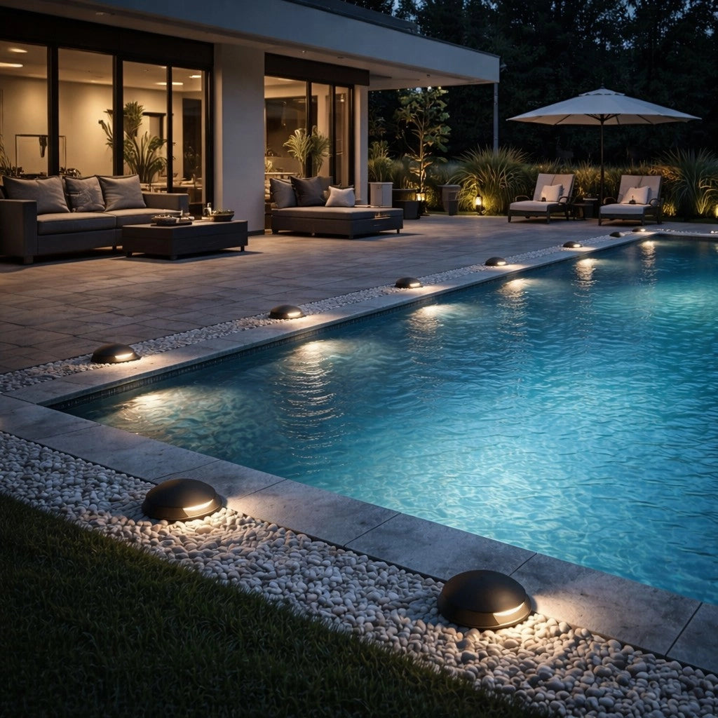 Faretto segnapassi LED 12V calpestabile 3W luce radente 4000K 1 finestra IP65