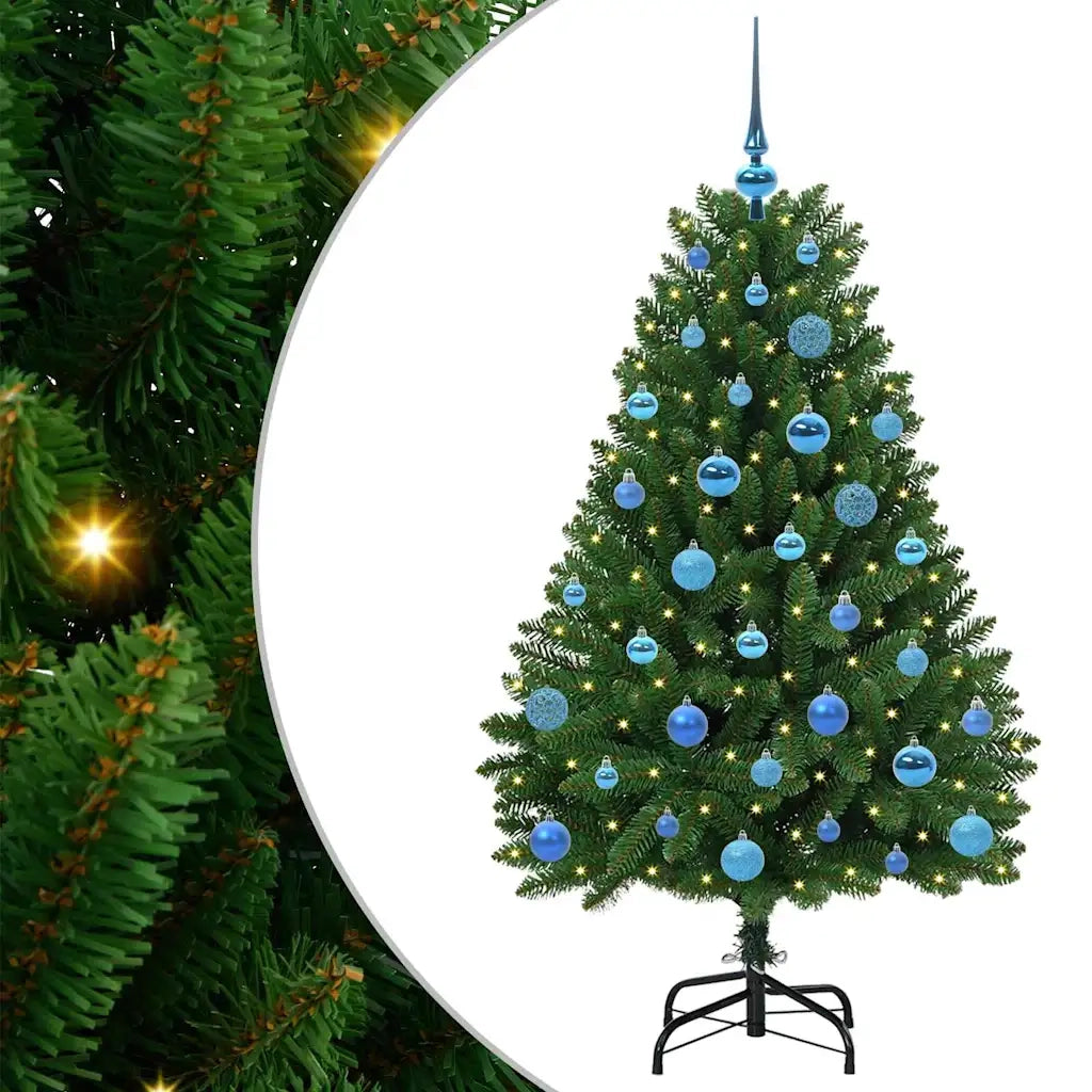 Albero di Natale artificiale Verde 150 cm PVC e Metallo 3395683