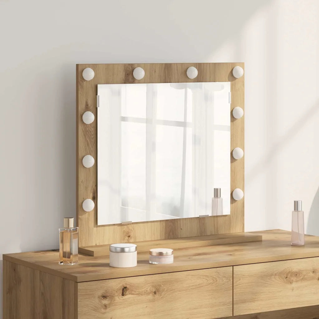 Specchio da Vanit¨¤ Rovere artigianale 60 x 55 x 18 cm