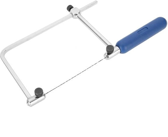 Set di seghe per gioielli - Regolabile manico di sega - Lame di sega sostituibili - Sega a U - 6 lame a spirale - Adatta per dettagli fini - Set di seghe