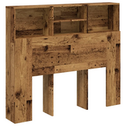 Testiera | Testata con Contenitore Legno 120x19x103,5 cm in Truciolato