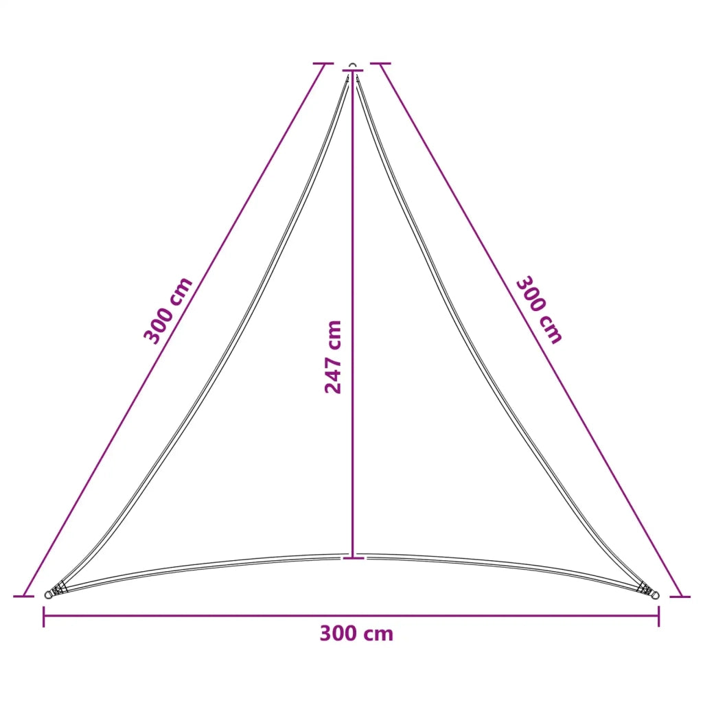 Telo Ombra 3 x 3 x 3 m HDPE 42032786
