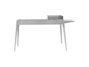 Barbecue carbone inox Lisa Miami Grill 800+400 cm120x30x83 doppia parete