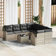 Set Divano da Giardino 55 x 55 x 37 cm polyrattan