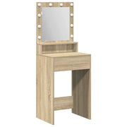 Toeletta | Tavolo da Trucco con lo scaffale Rovere Sonoma 50 x 41 x 135 cm