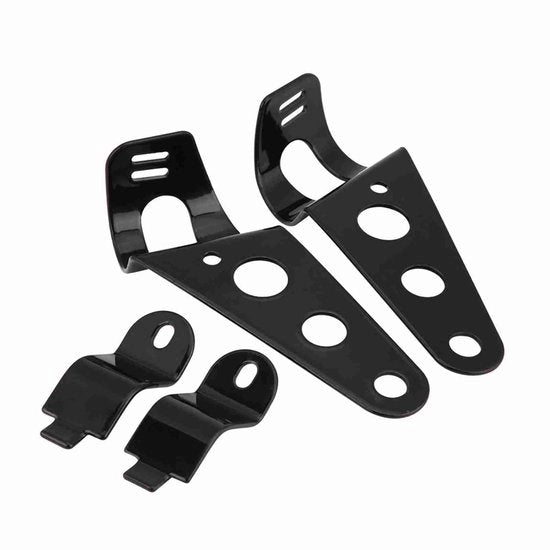 Supporti Luce Anteriore 2 Pezzi - Adatti per Viti a 28mm-34mm - Accessori Motocicletta - Acciaio Inossidabile - 24 Mesi di Garanzia - Accessori Motocicletta