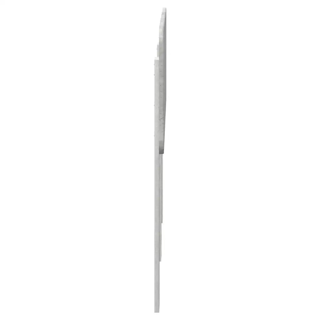 Testiera-Testata-Testiera Decorativa Grigio cemento 160 cm Legno multistrato 647311