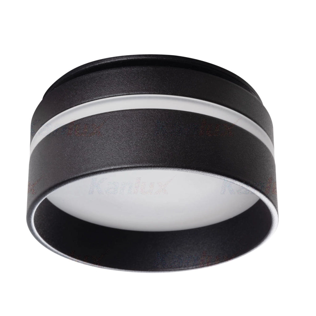 Faretto da incasso Kanlux GOVIK 29237 nero alluminio