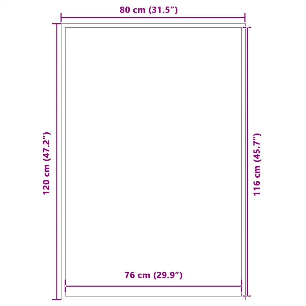 Zerbino Marrone 80x120 cm 4105627