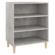 Credenza | Madia | Buffet da pranzo | Armadio da pranzo Grigio Cemento 57x35x70 cm in Legno Multistrato