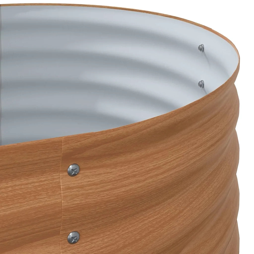 Letto Rialzato Marrone 240 x 80 x 44 cm Acciaio 42011332