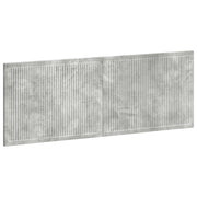 Testiera da Muro EDE Grigio Cemento Legno ingegnerizzato 896078