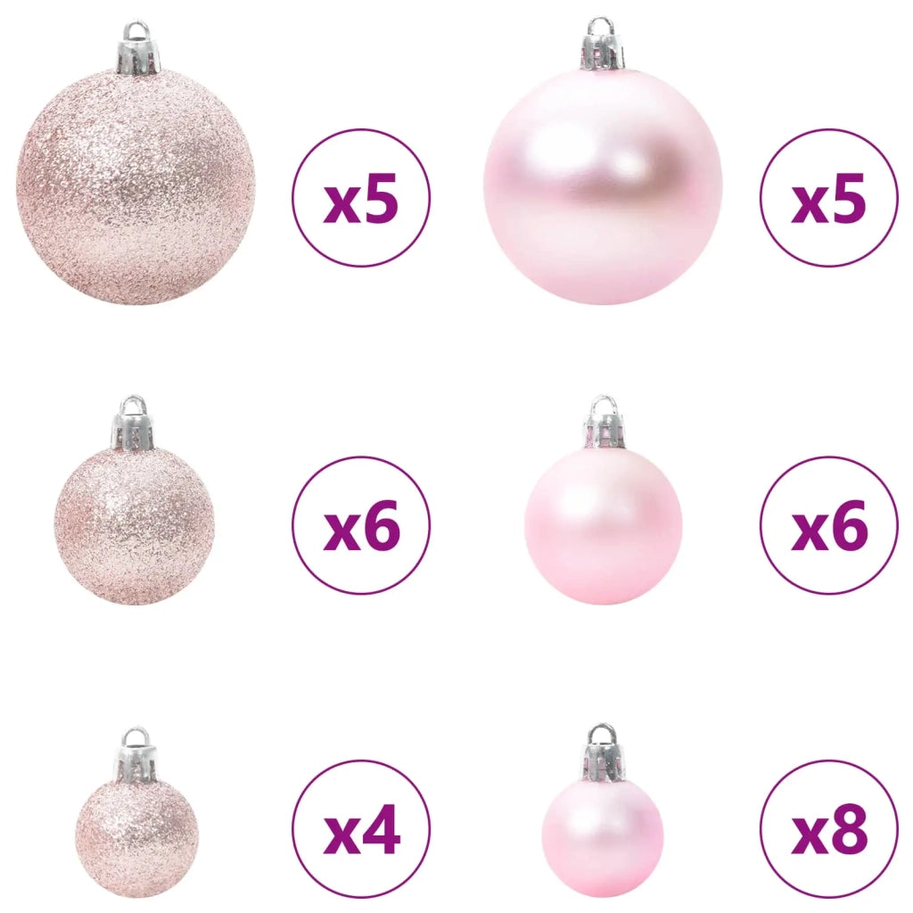 Albero di Natale Artificiale con Rami Pieghevoli Bianco 150 cm 3426587