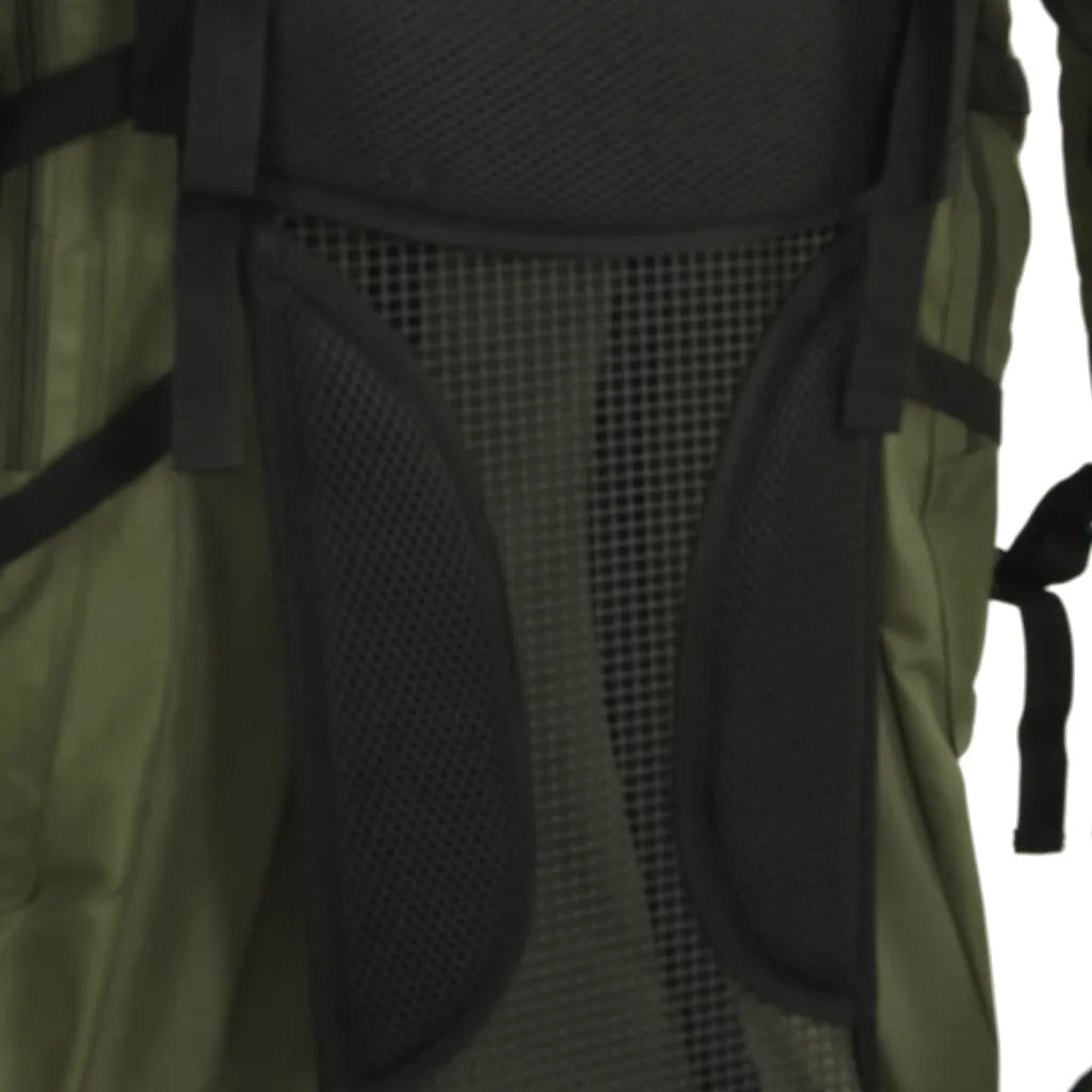 Zaino da Trekking Verde Militare 80 L in Tessuto Oxford 4009972