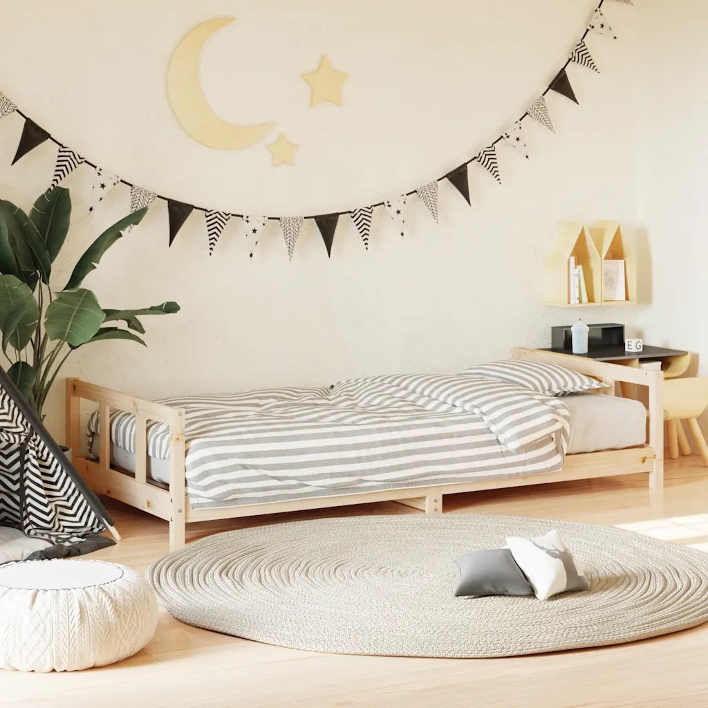 Giroletto per Bambini 90x200 cm in Legno Massello di Pino 834423