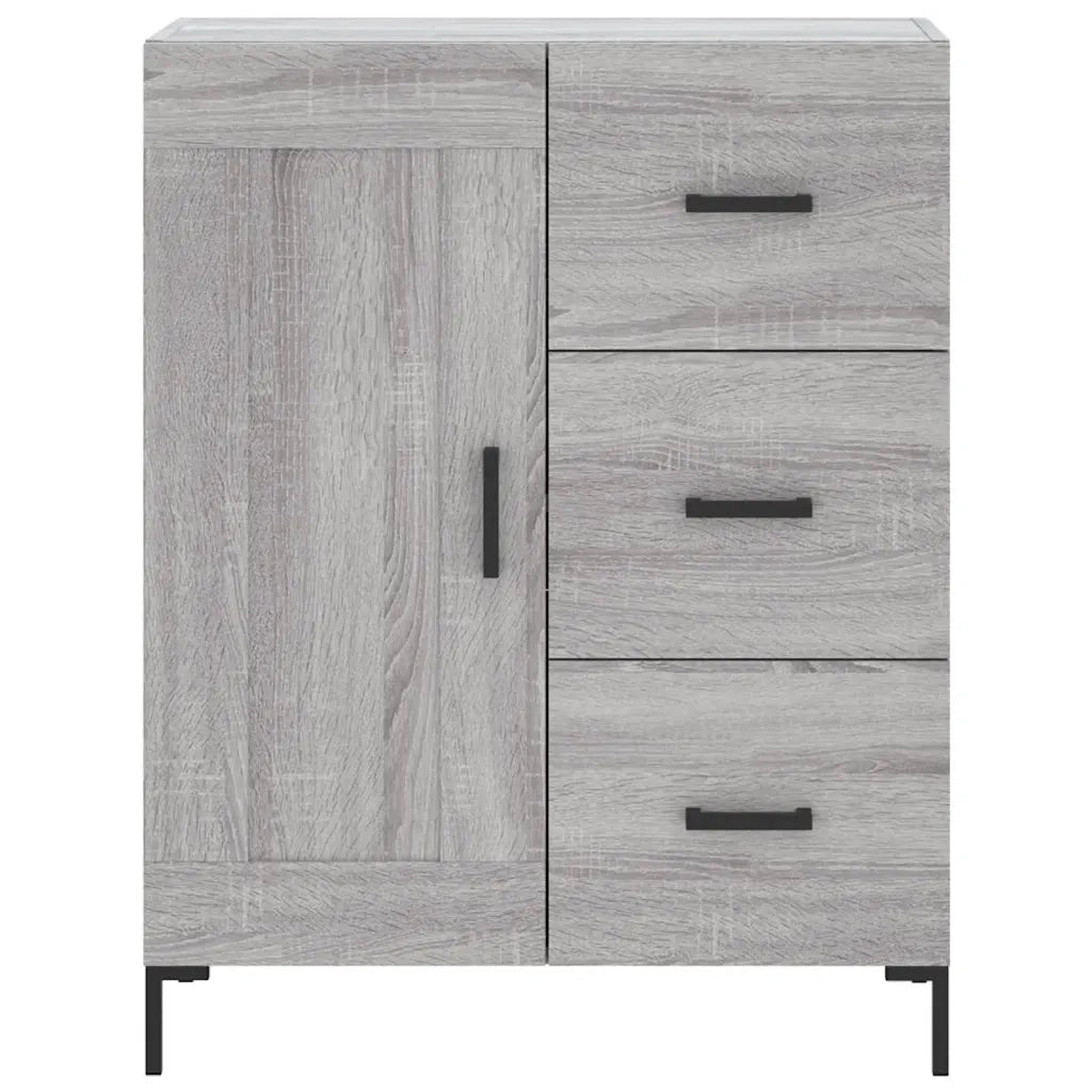 Credenza | Madia | Buffet da pranzo | Armadio da pranzo Grigio Sonoma 69,5x34x90 cm in Legno Multistrato