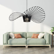 ZMH Lampada a Sospensione Moderna a LED Nero E27 100 cm per Sala da Pranzo