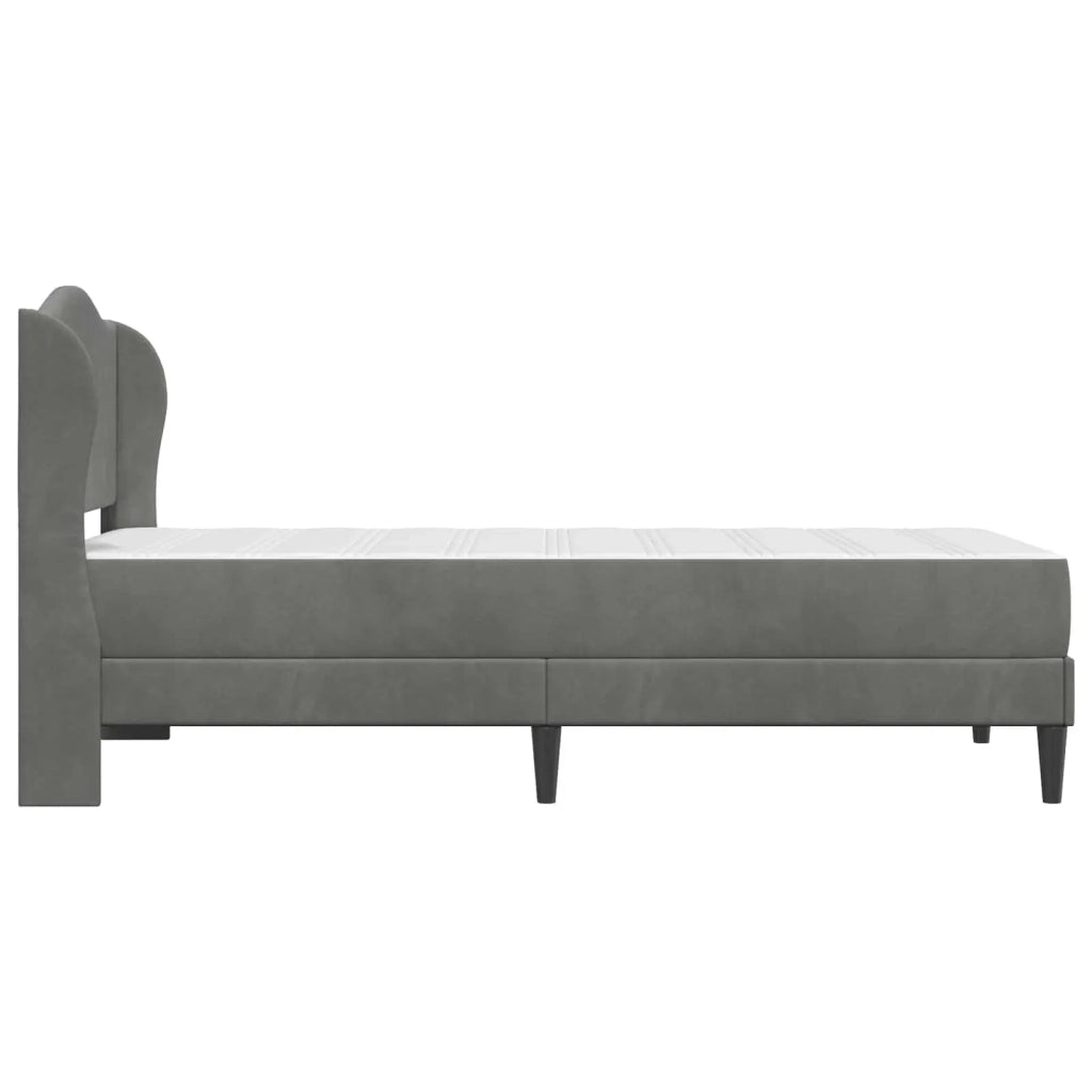 Struttura del letto Grigio Scuro 80 x 200 cm Velluto 3415167