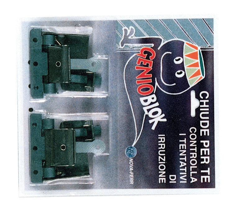 BLOCCA TAPPARELLA GENIOBLOCK ACC INOX DX E SX- 1,0 confezione