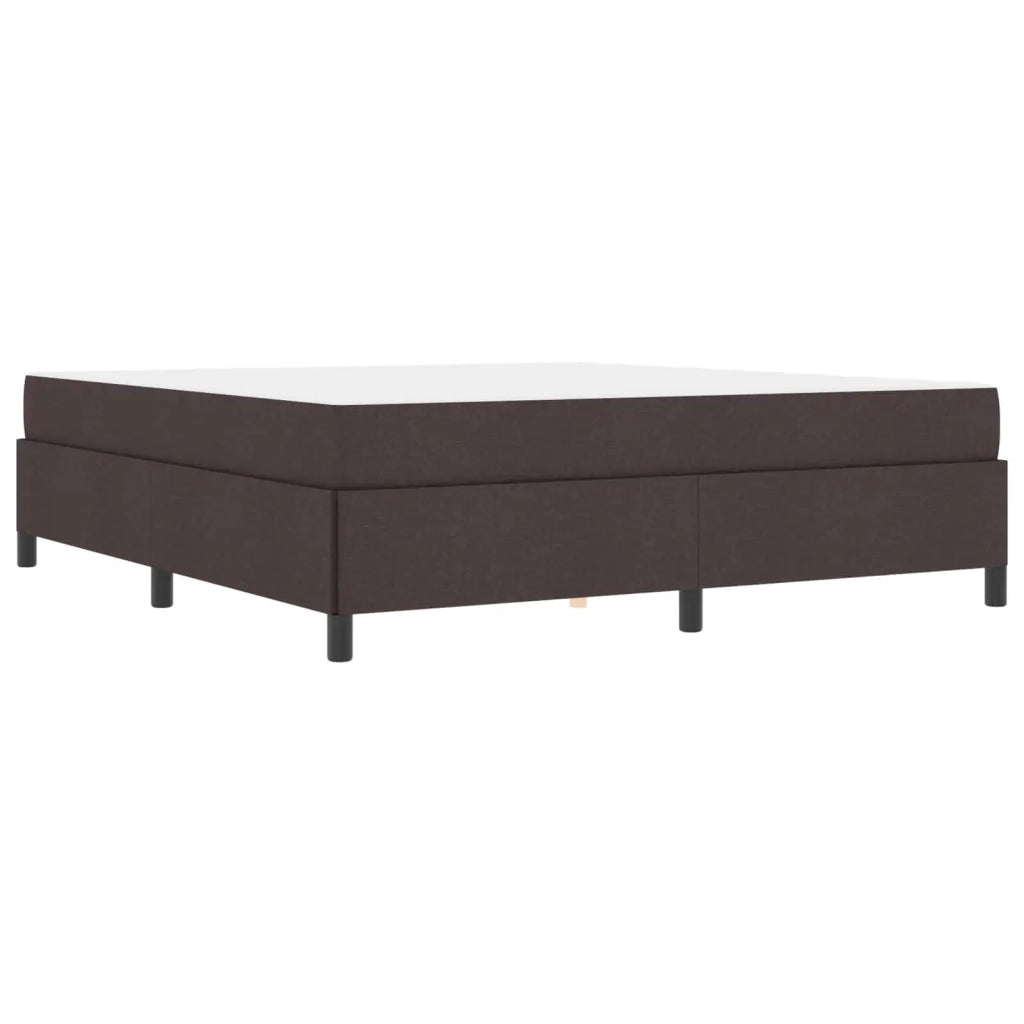 Letto a molle Marrone Scuro 180 x 200 cm Tessuto 3398881