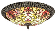 Plafoniera Tiffany Mirella 44cm 2xE27 bronzo Rabalux