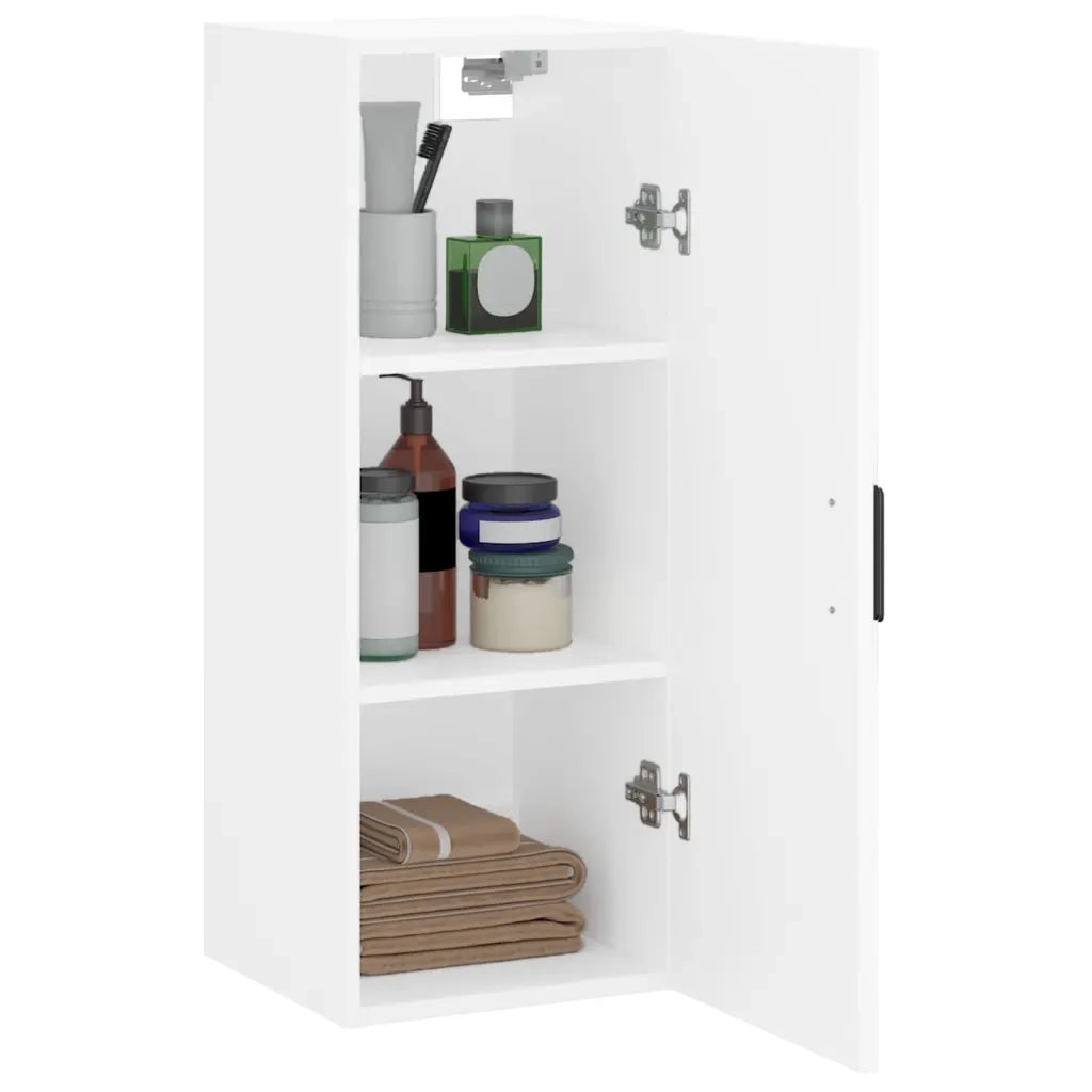 Mobile a Parete Bianco 34,5x34x90 cm 828860
