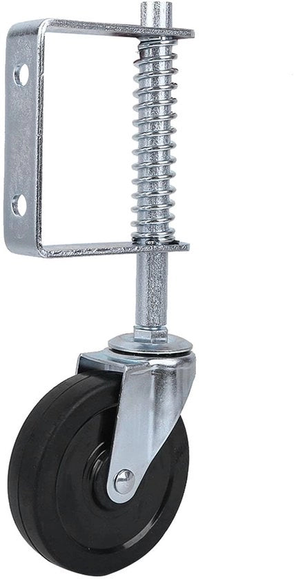 Portali per porte con capacità di carico 50 kg - Materiale gomma/metallo - Diametro 100 mm - Resistente allo shock - Qualità elevata - Meccanismo di molla - Portali per porte con veermechanisme